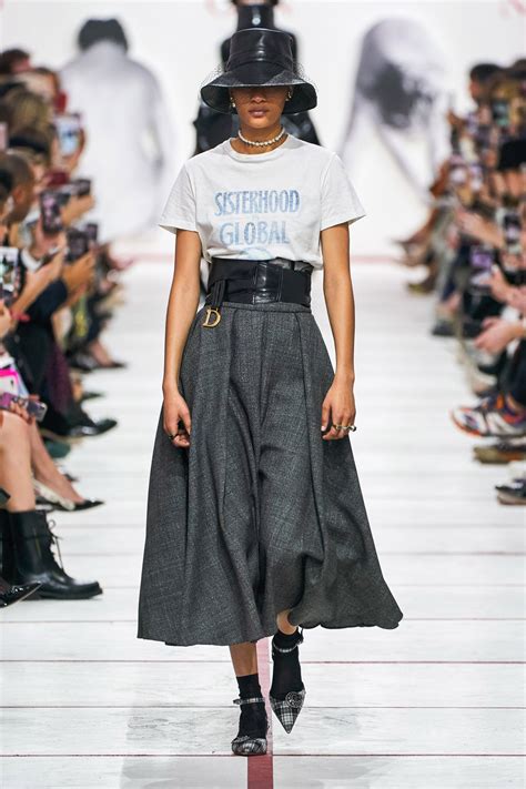 dior 2019 runway skirt blue|christian Dior fall collection.